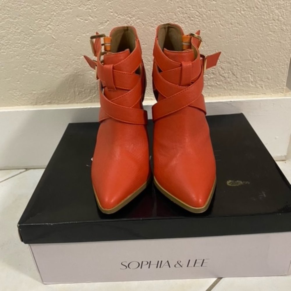 Sophia & Lee (Adriana) Orange Shoe